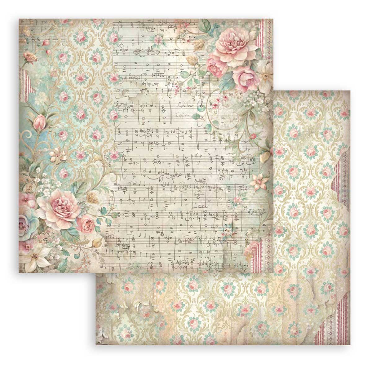 Stamperia Symphony Collection - 8" x 8" Backgrounds Selection [SBBS145] - Image 10