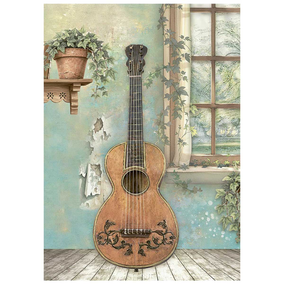 Stamperia Symphony Collection - A6 Mini Rice Paper Set [DFSA6X07] - Image 9