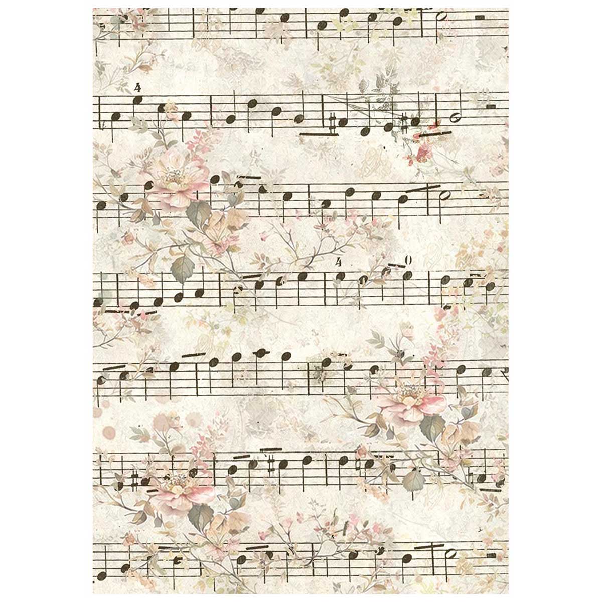 Stamperia Symphony Collection - A6 Rice Paper Backgrounds [DFSAK6055] - Image 9