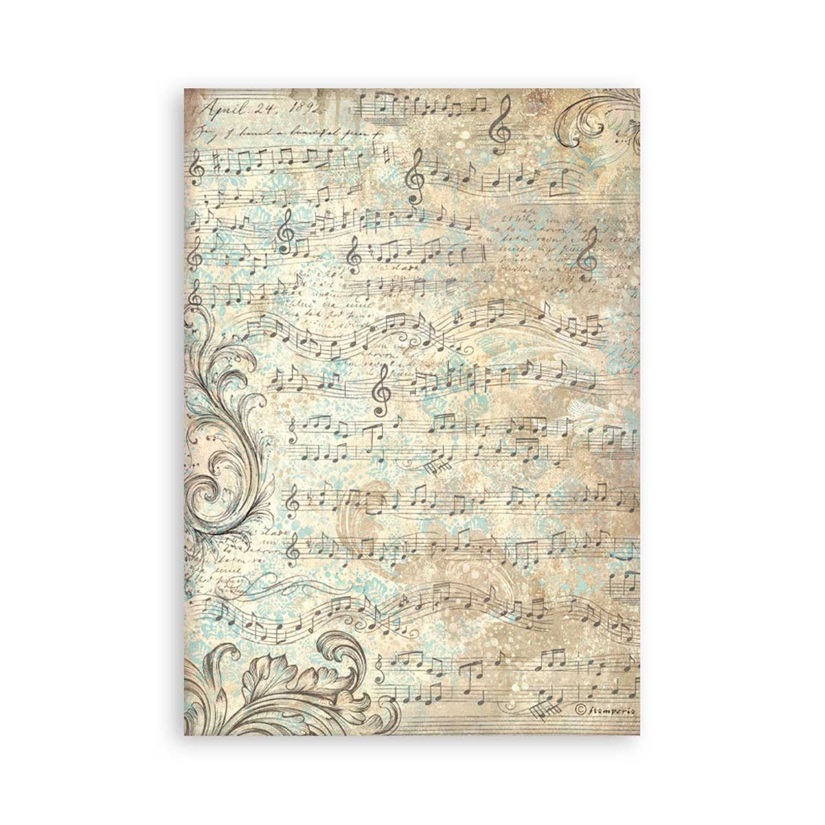 Stamperia Symphony Collection - Washi Pad [SBW34] - Image 9