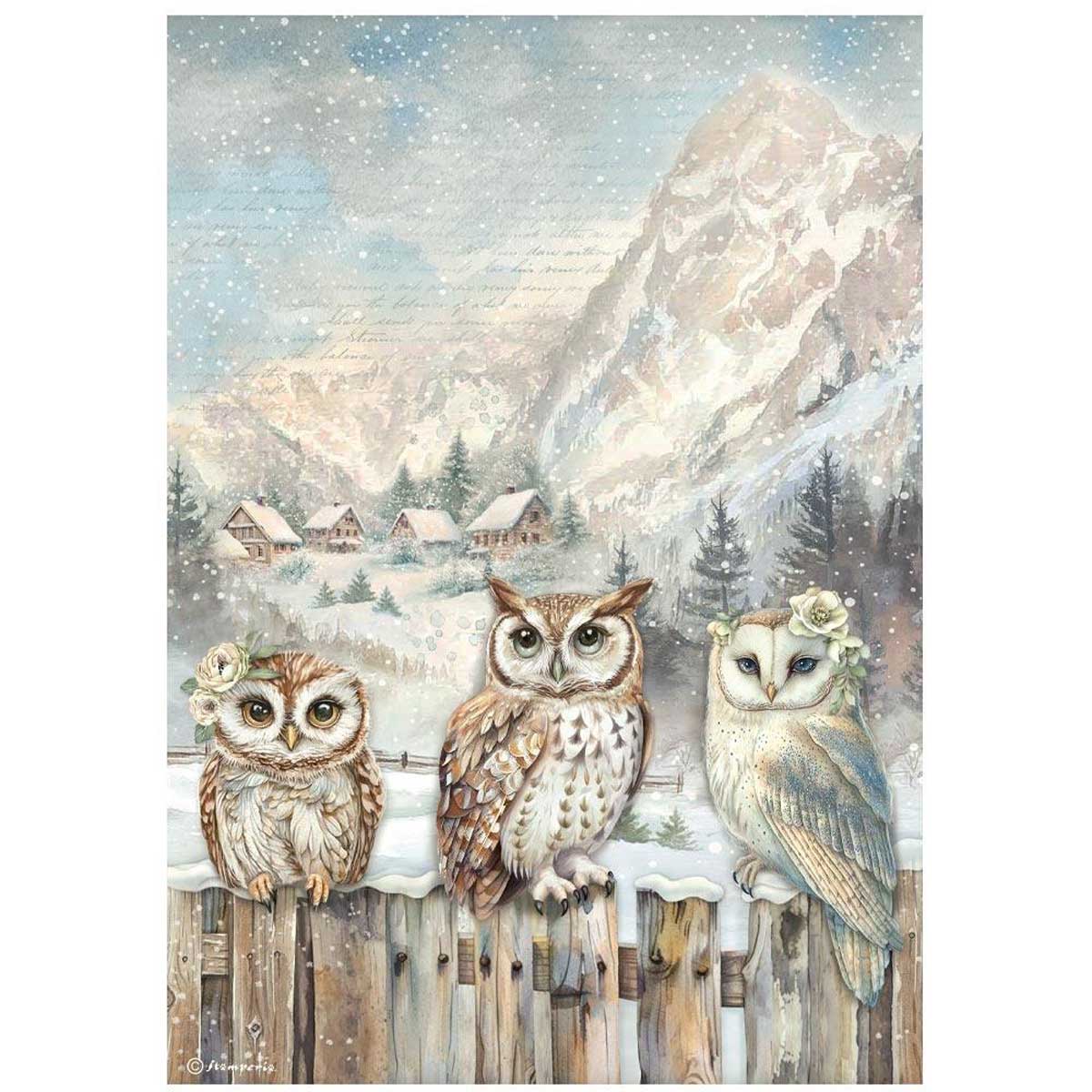 Stamperia The Owl's House Collection - A4 Rice Paper Selection [DFSA4XOH] - Image 4