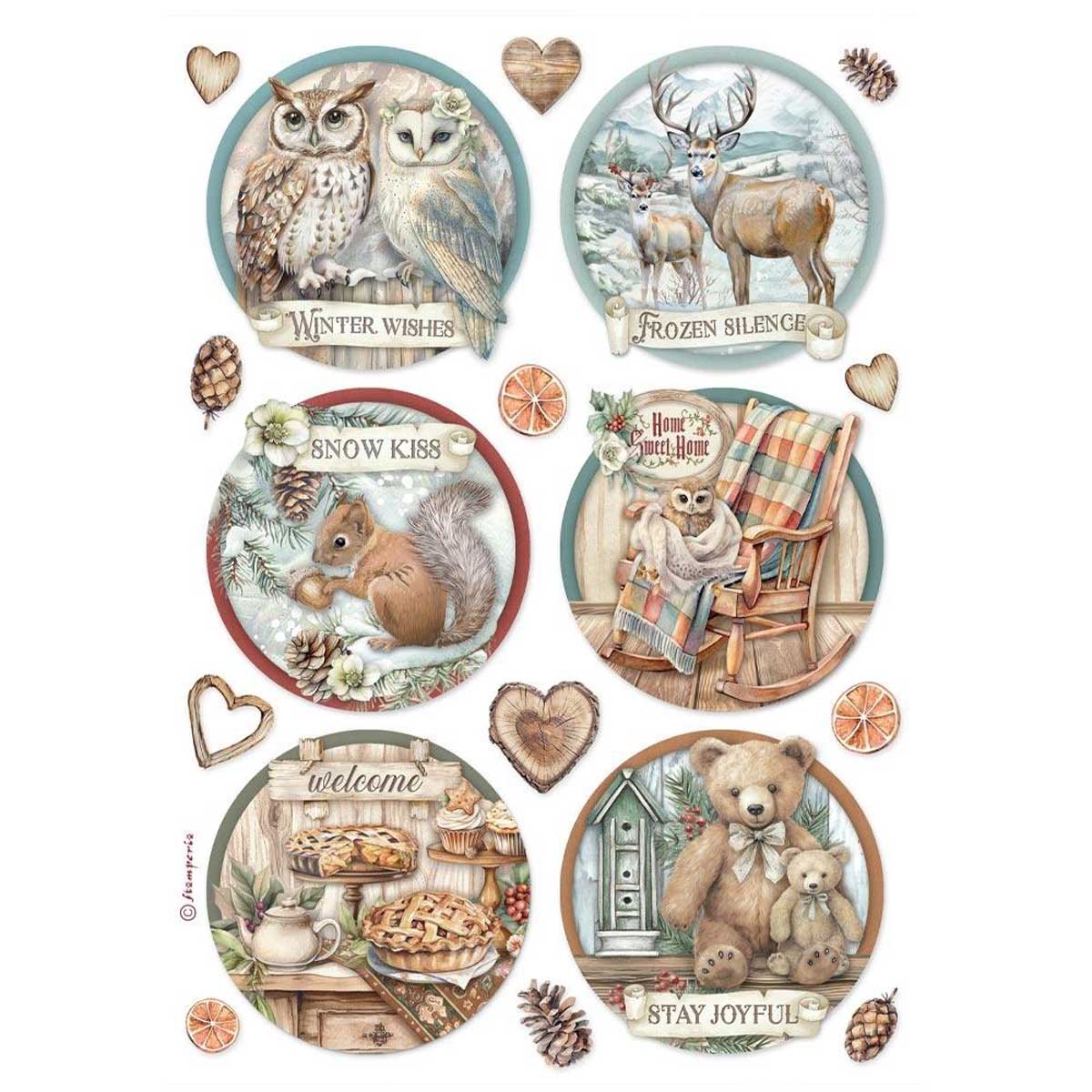 Stamperia The Owl's House Collection - A4 Rice Paper Selection [DFSA4XOH] - Image 7