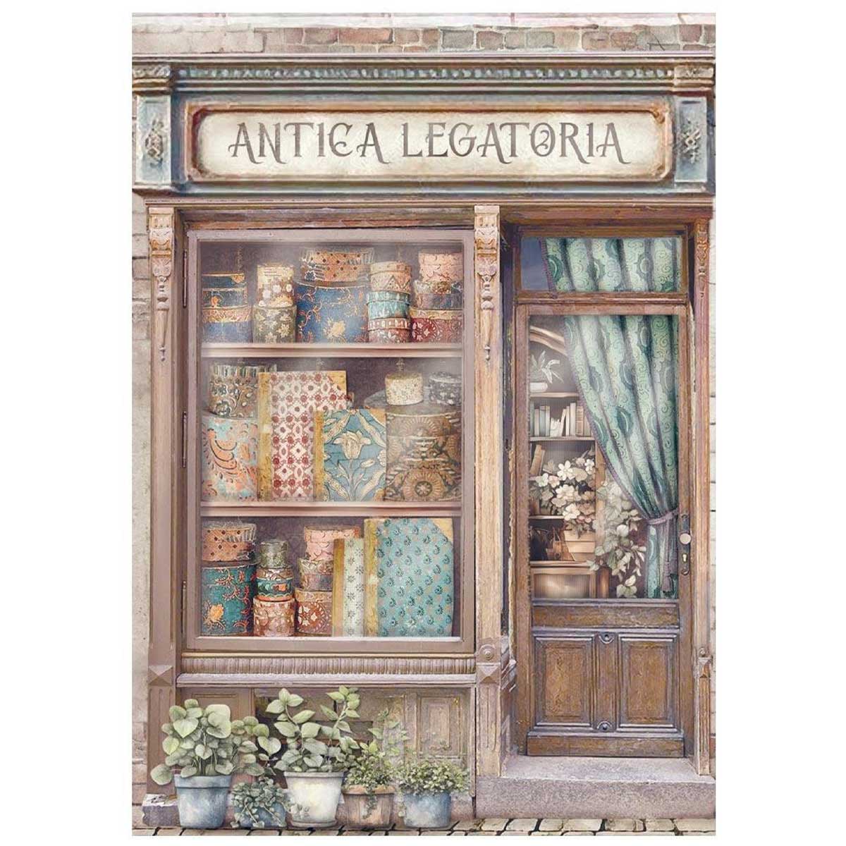 Stamperia Venice Collection - A6 Rice Paper Backgrounds [DFSAK6042] - Image 3