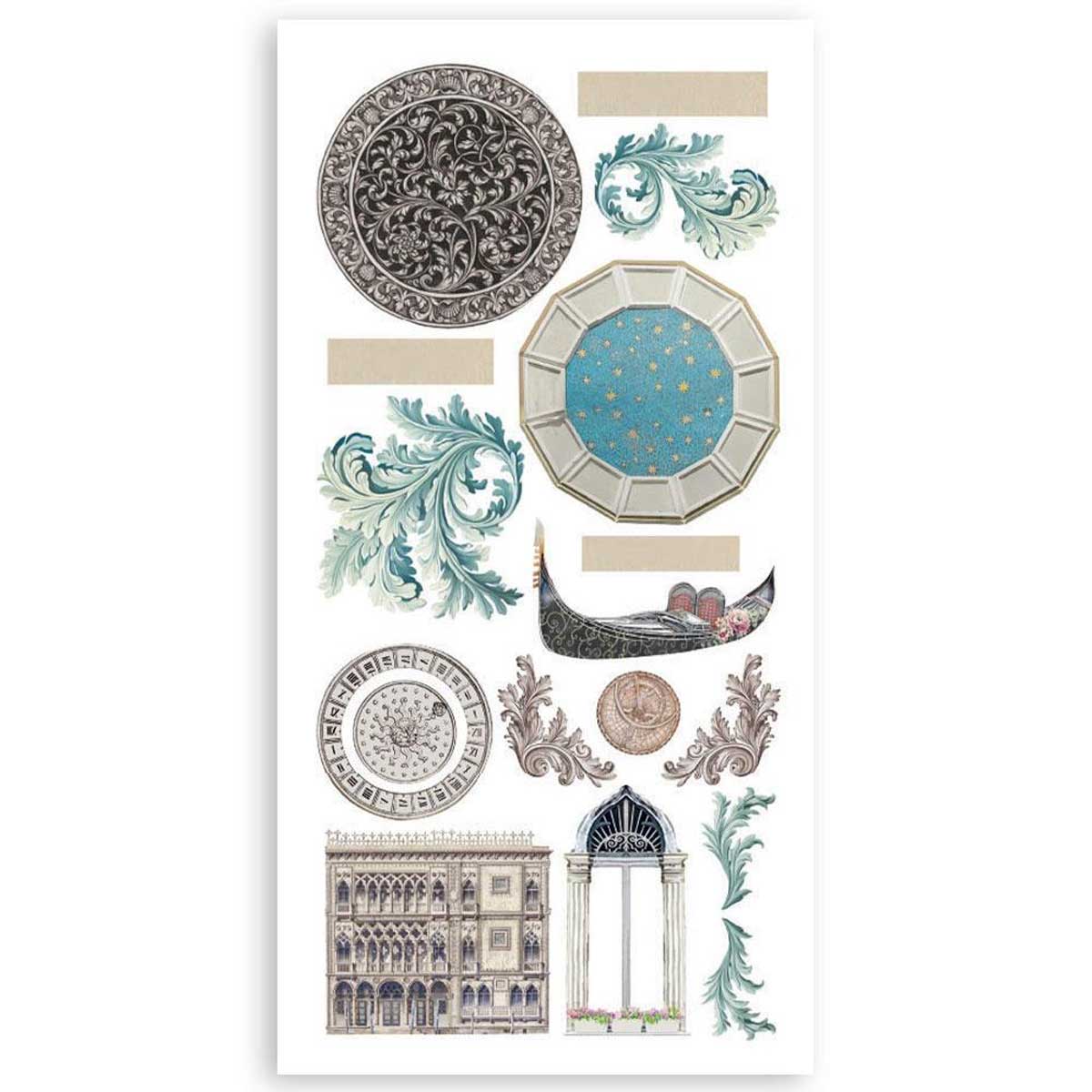 Stamperia Venice Collection - Paper Cut-Outs [SBBCT14] - Image 5