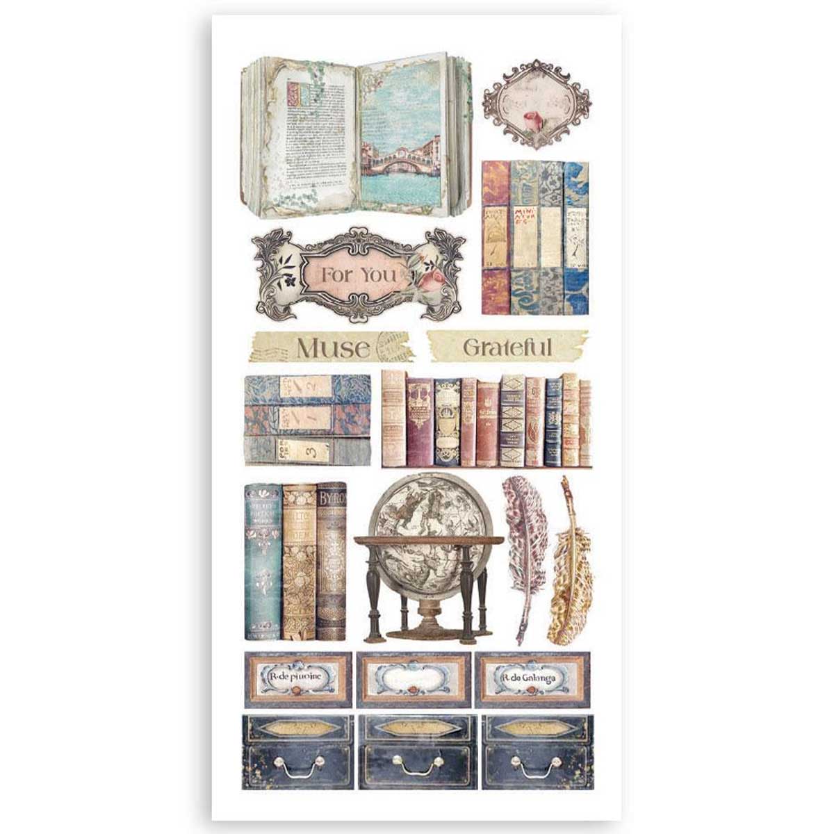 Stamperia Venice Collection - Paper Cut-Outs [SBBCT14] - Image 6