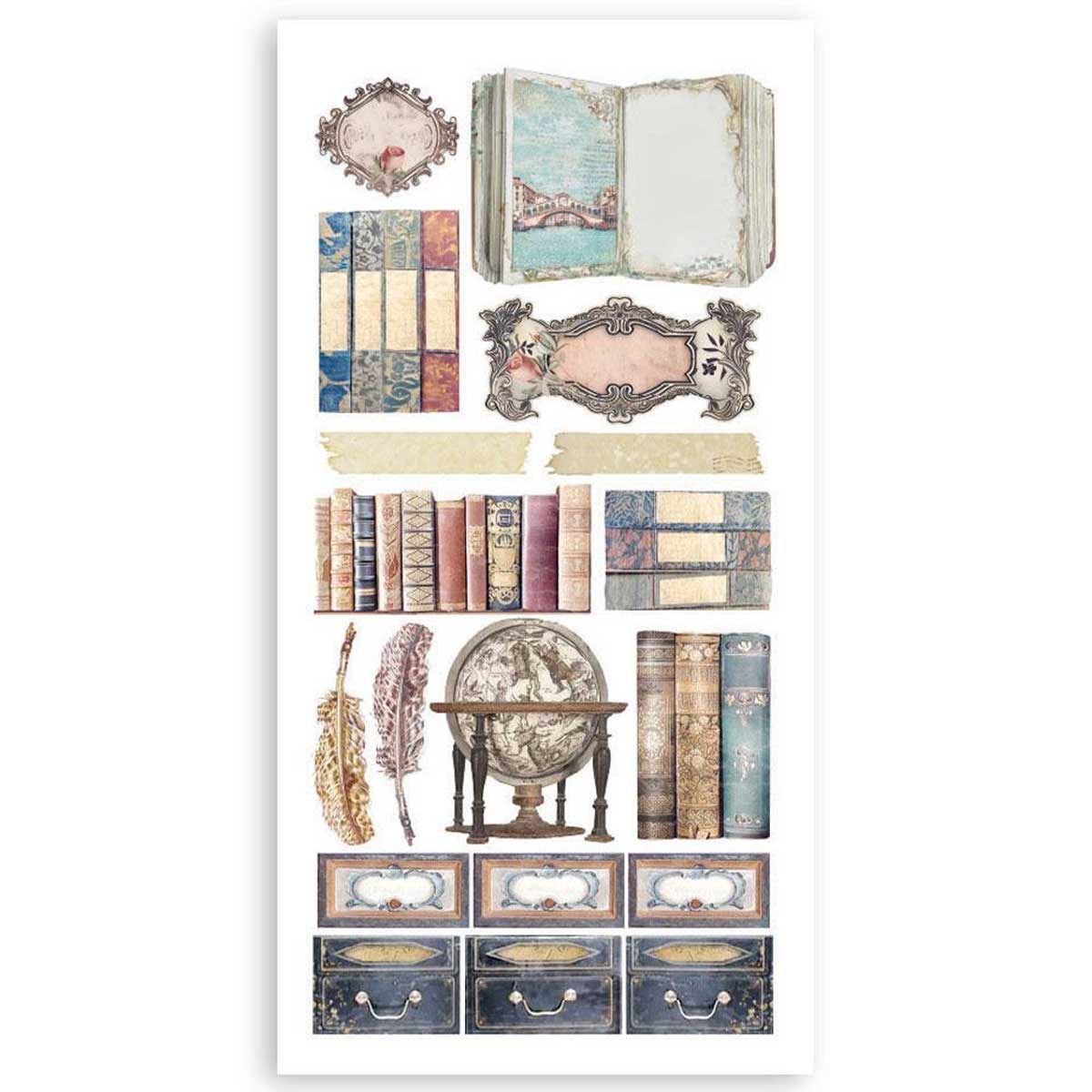 Stamperia Venice Collection - Paper Cut-Outs [SBBCT14] - Image 7