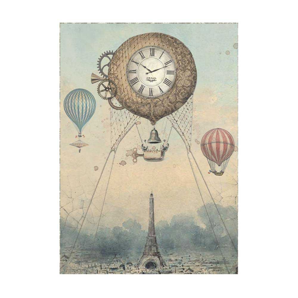 Stamperia Voyages Fantastiques Collection - A6 Rice Paper Backgrounds [DFSAK6015] - Image 2
