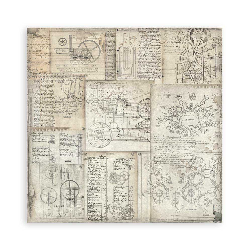 Stamperia Voyages Fantastiques Collection - Fabric [SBPLT22] - Image 3