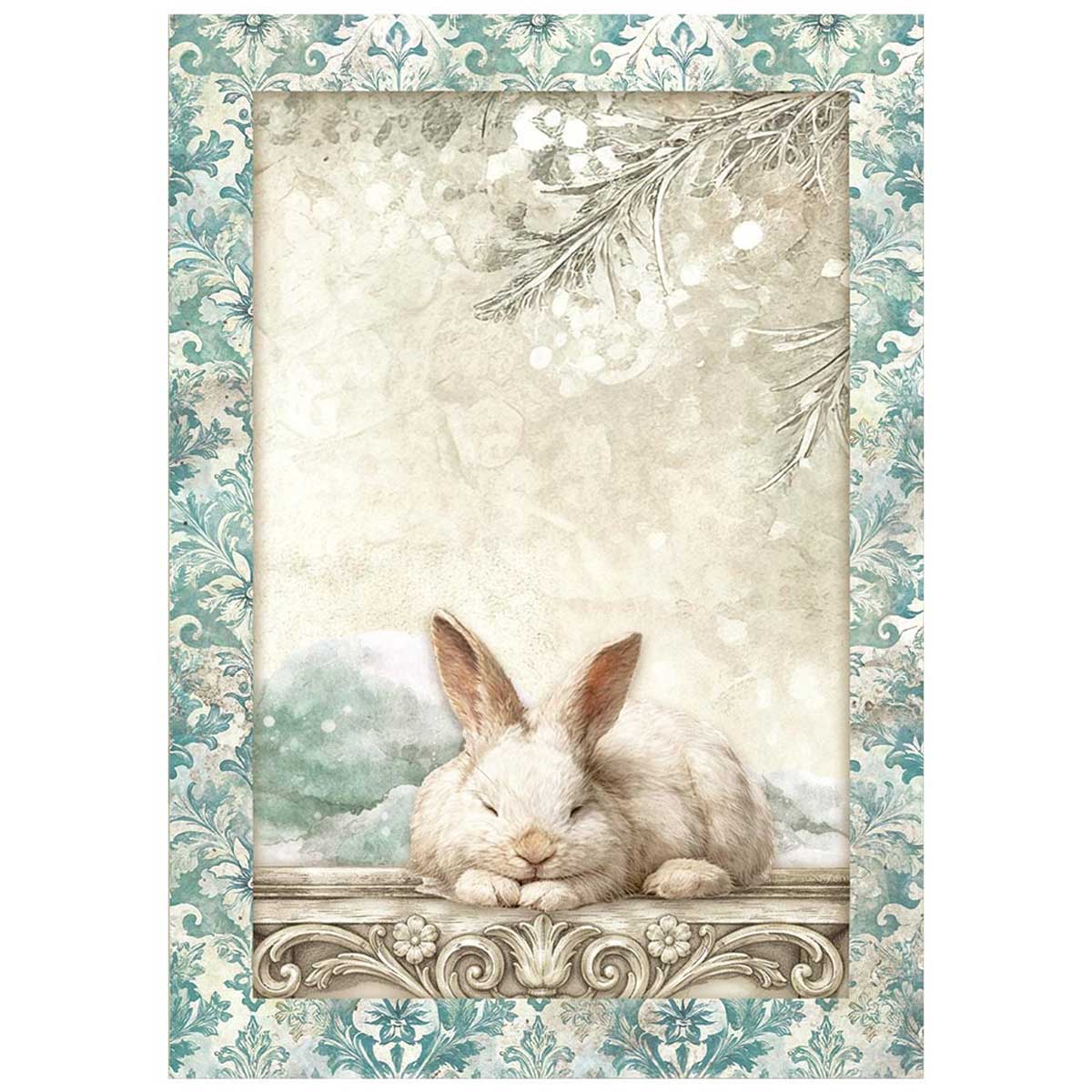 Stamperia White Christmas Collection - A6 Mini Rice Paper [DFSA6X10] - Image 8