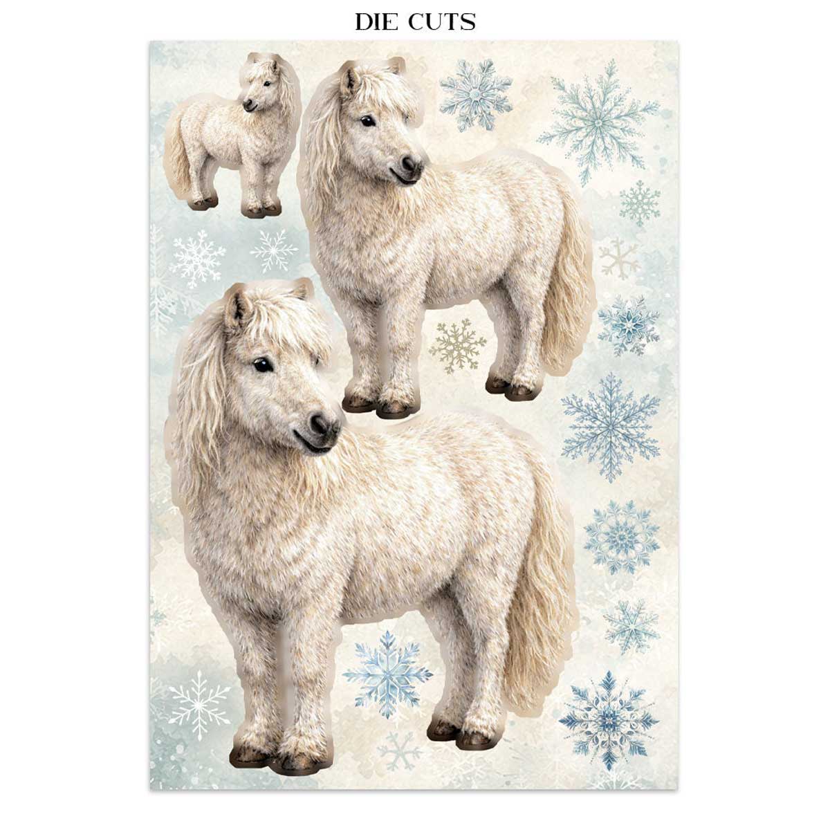 Stamperia White Christmas Collection - Junk Journal Focus Points [SBJKS07] - Image 14