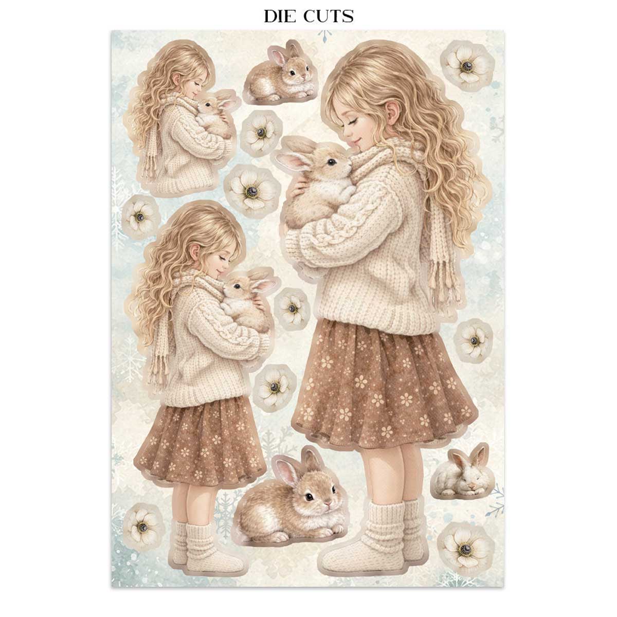 Stamperia White Christmas Collection - Junk Journal Focus Points [SBJKS07] - Image 15