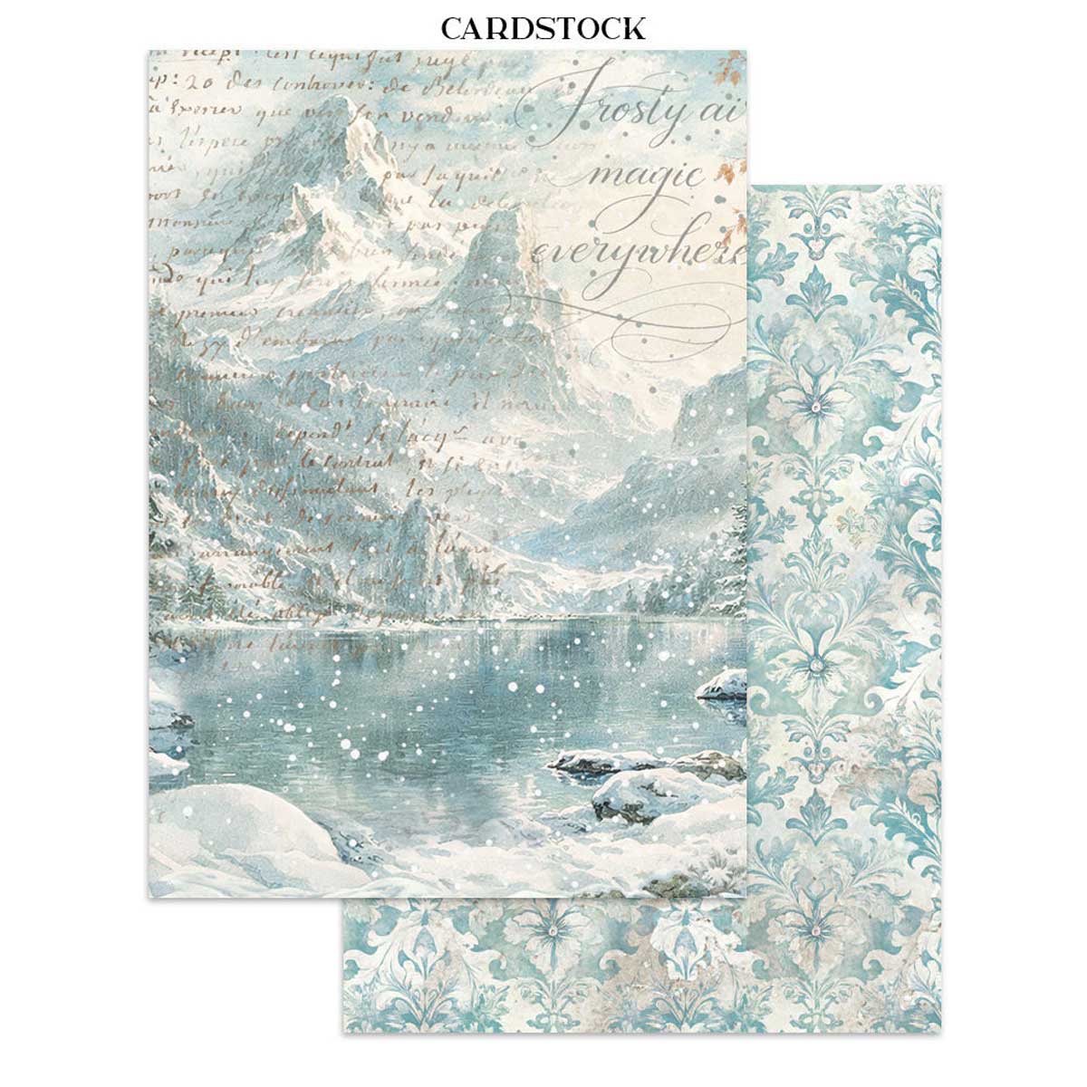 Stamperia White Christmas Collection - Junk Journal Focus Points [SBJKS07] - Image 3