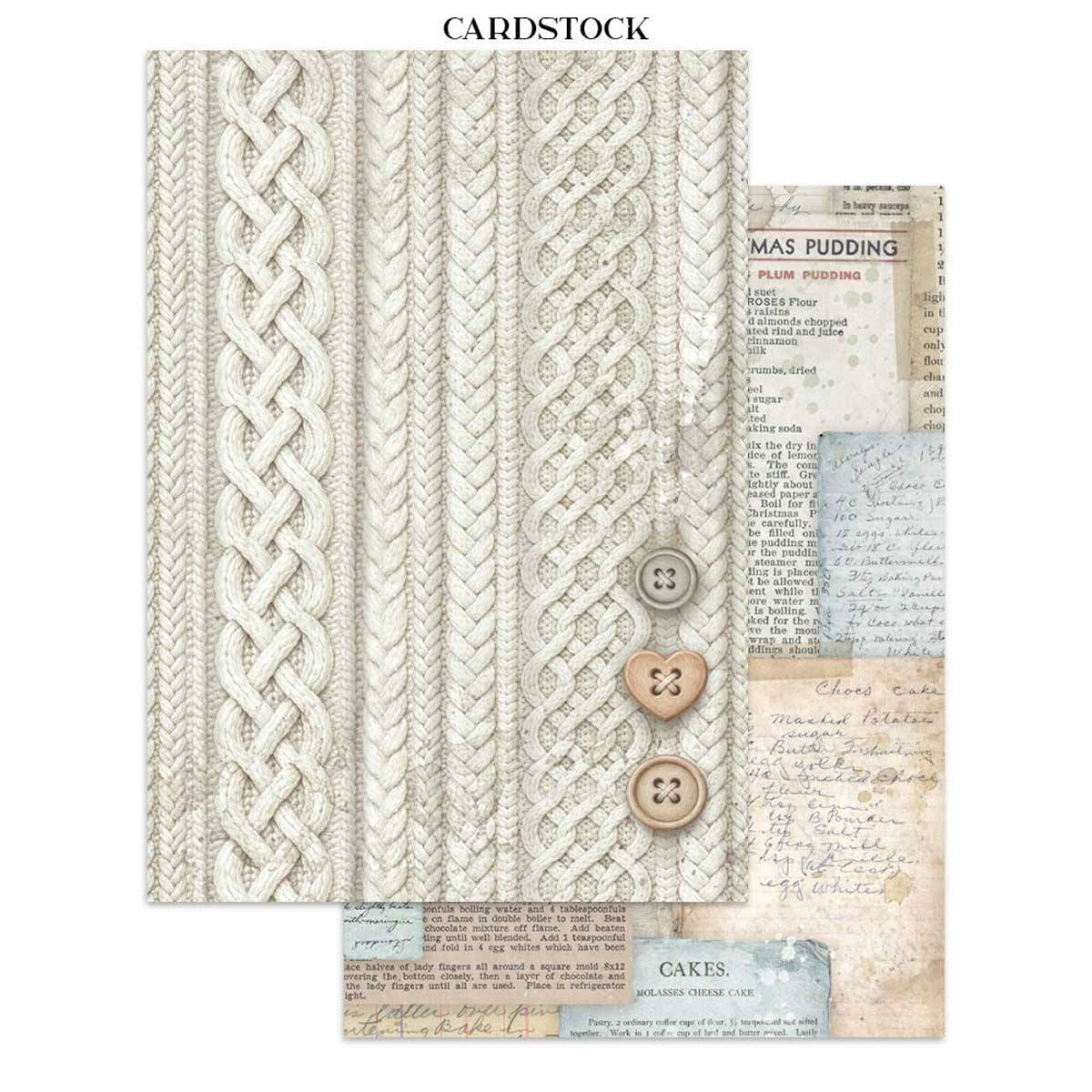 Stamperia White Christmas Collection - Junk Journal Focus Points [SBJKS07] - Image 6