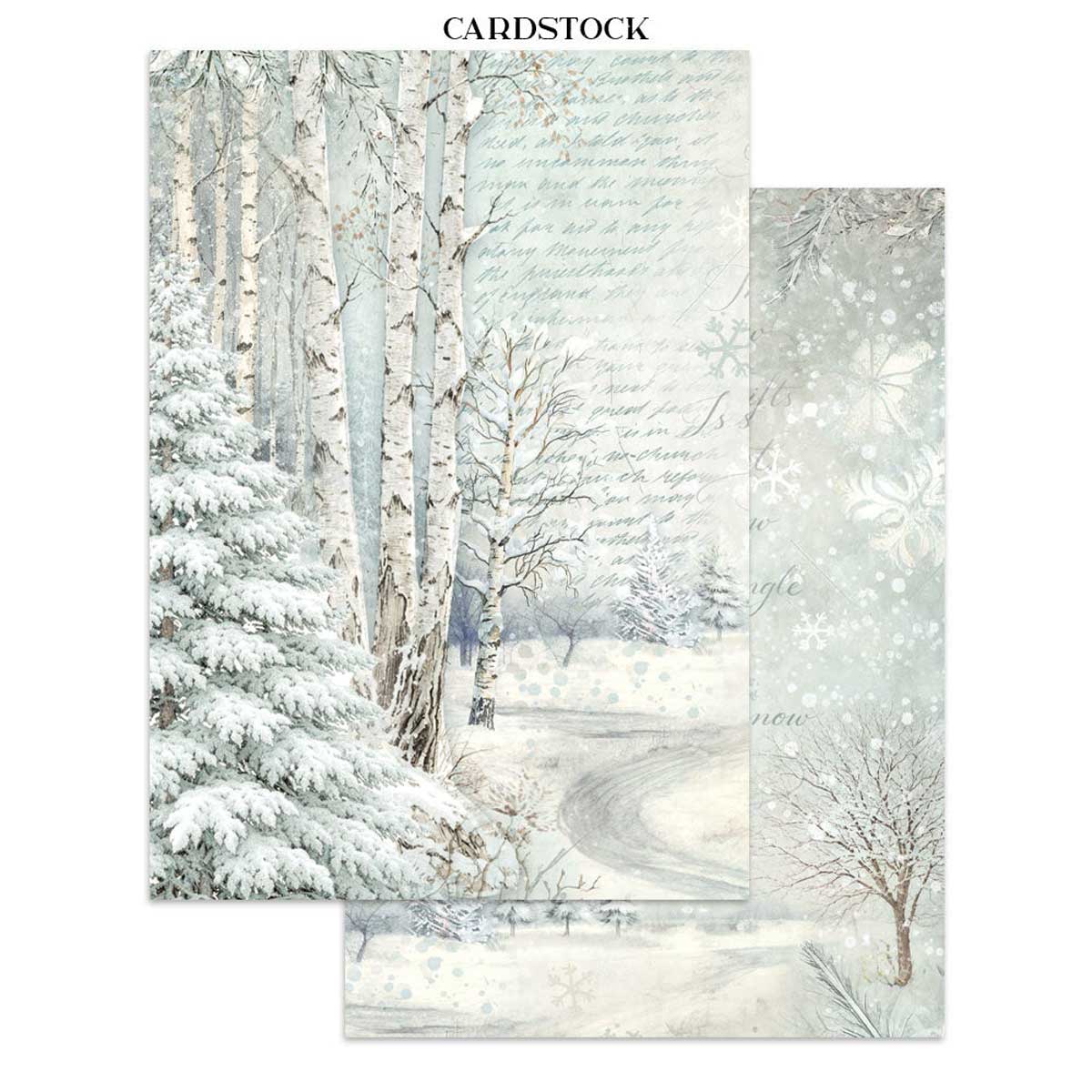 Stamperia White Christmas Collection - Junk Journal Focus Points [SBJKS07] - Image 7