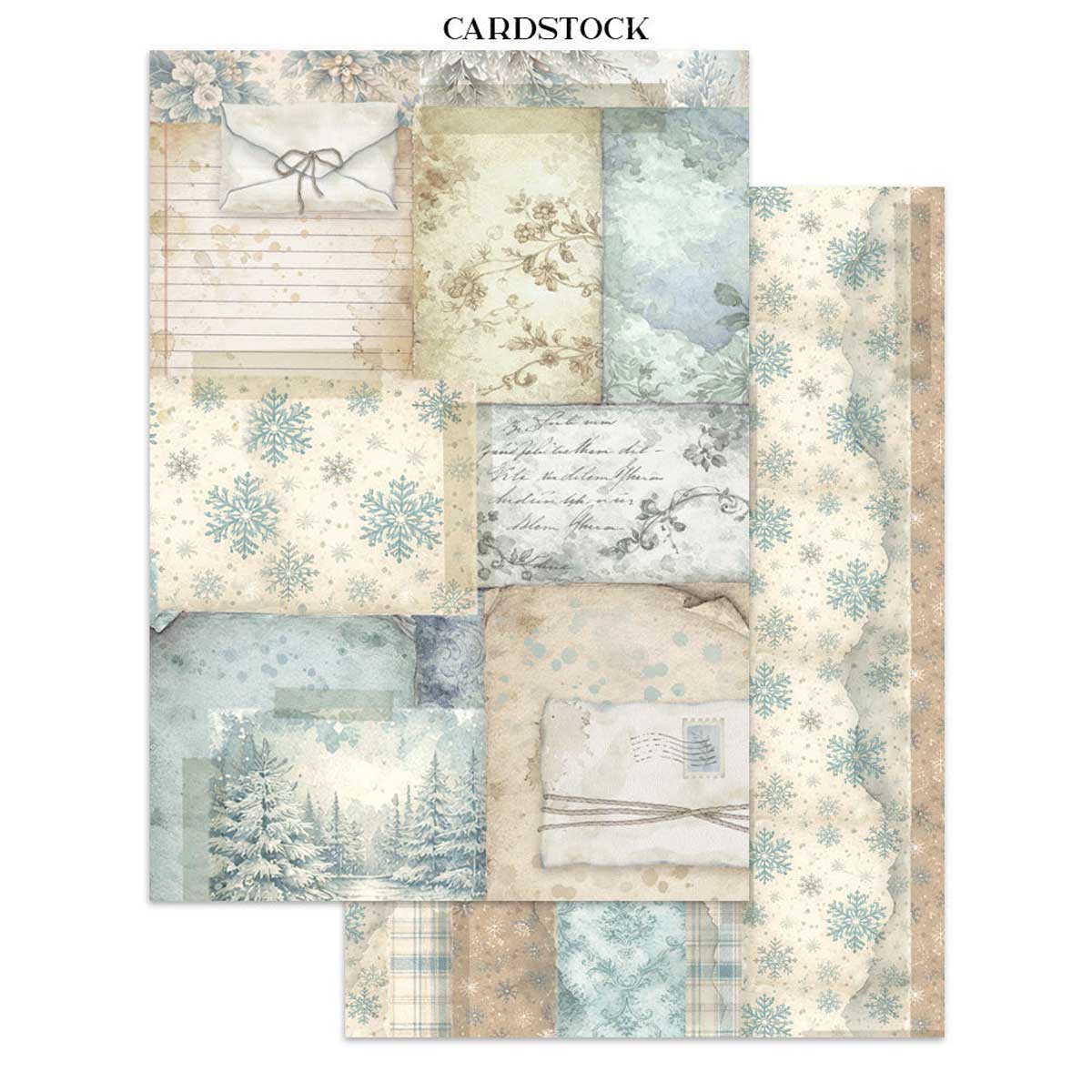 Stamperia White Christmas Collection - Junk Journal Focus Points [SBJKS07] - Image 8