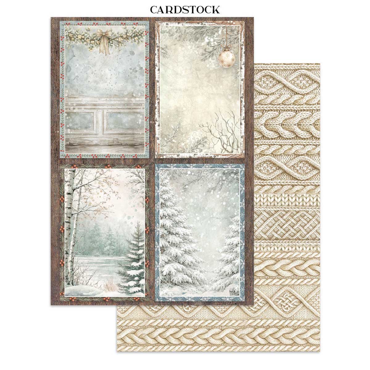 Stamperia White Christmas Collection - Junk Journal Focus Points [SBJKS07] - Image 9