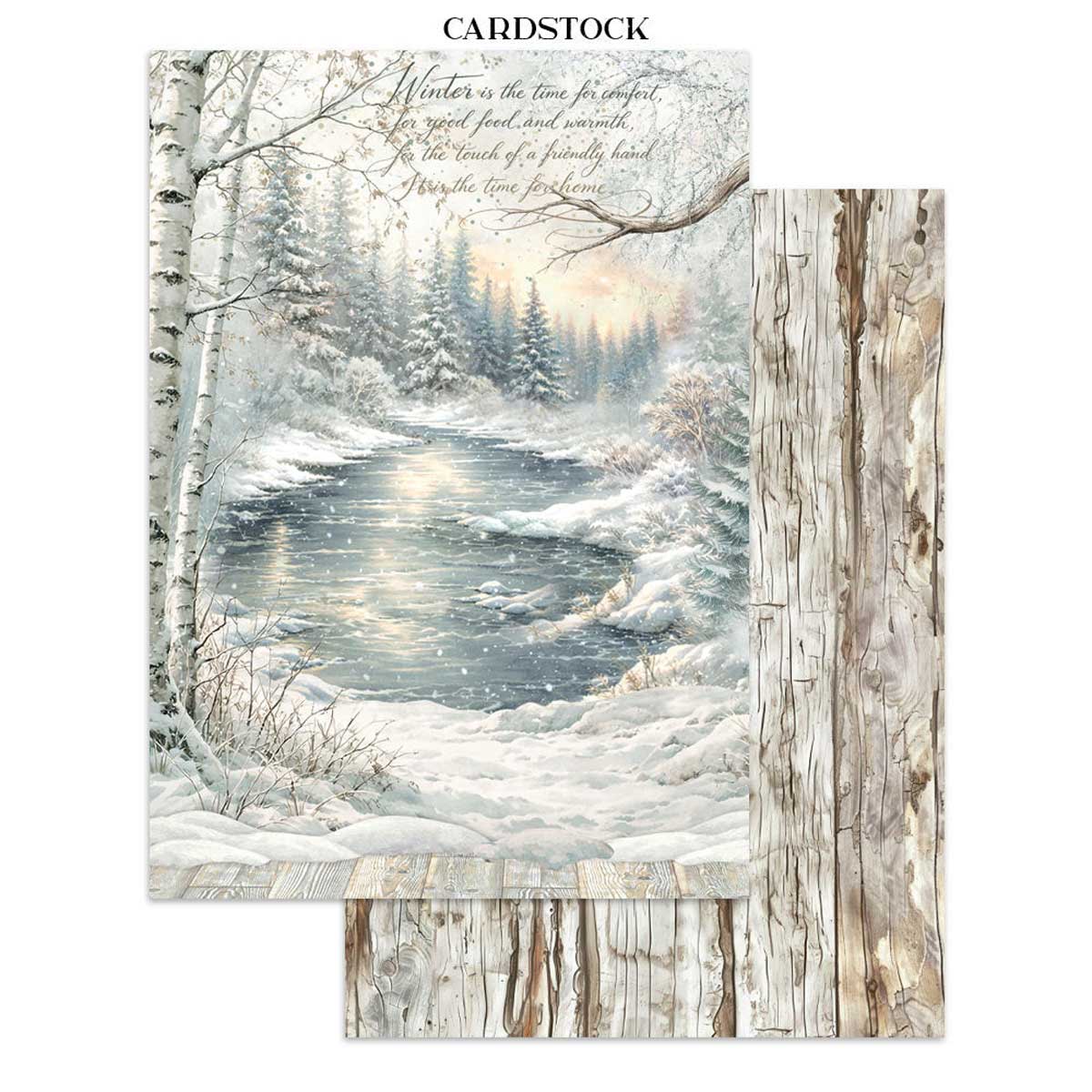Stamperia White Christmas Collection - Junk Journal [SBJK28] - Image 14