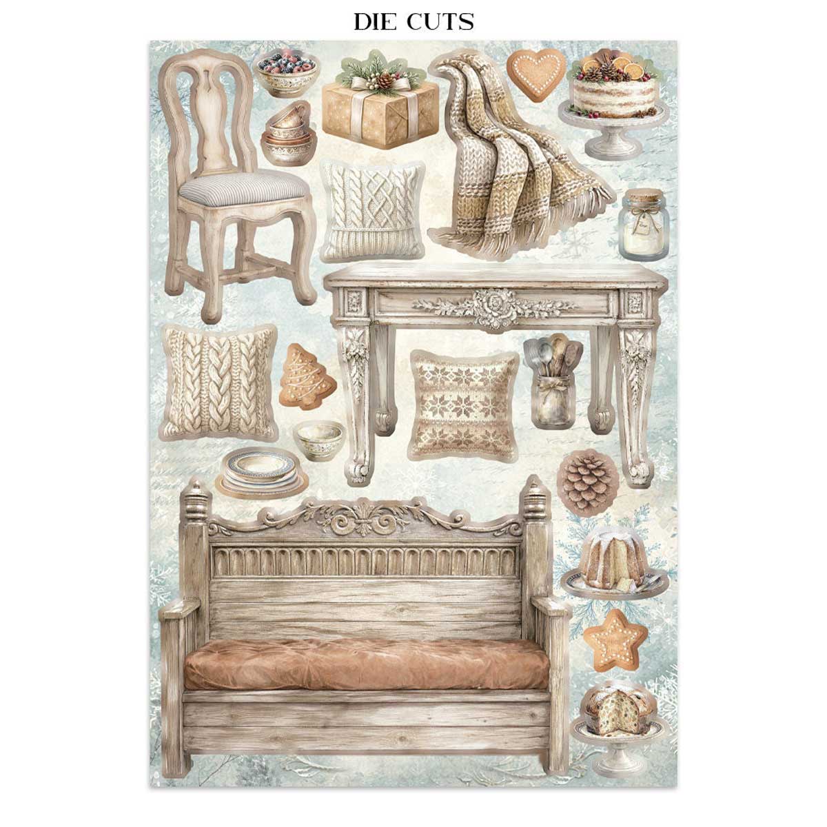 Stamperia White Christmas Collection - Junk Journal [SBJK28] - Image 15