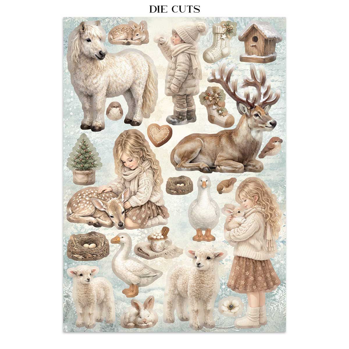 Stamperia White Christmas Collection - Junk Journal [SBJK28] - Image 16