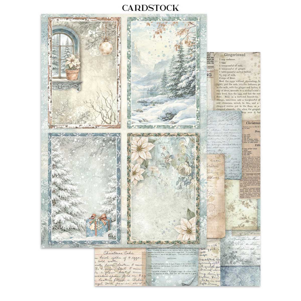 Stamperia White Christmas Collection - Junk Journal [SBJK28] - Image 17