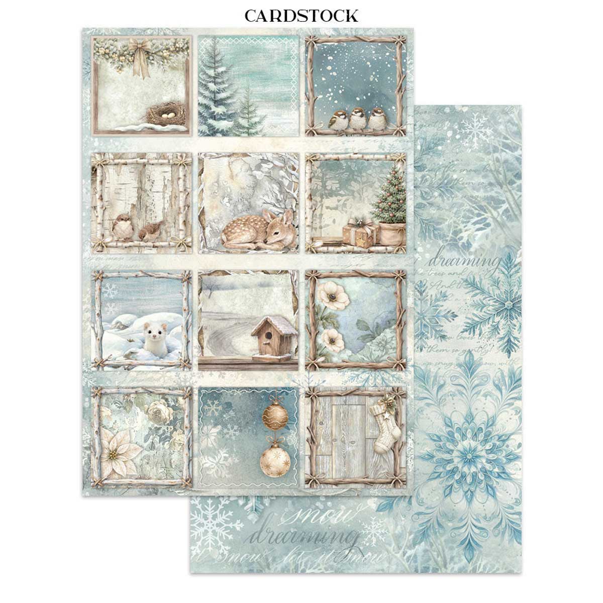 Stamperia White Christmas Collection - Junk Journal [SBJK28] - Image 18