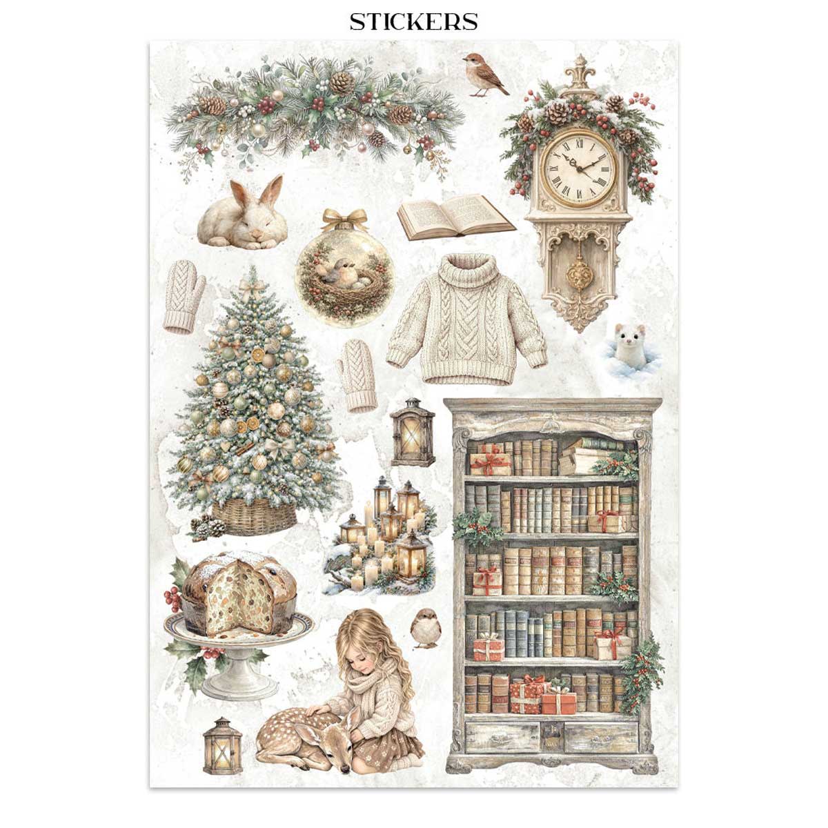 Stamperia White Christmas Collection - Junk Journal [SBJK28] - Image 5