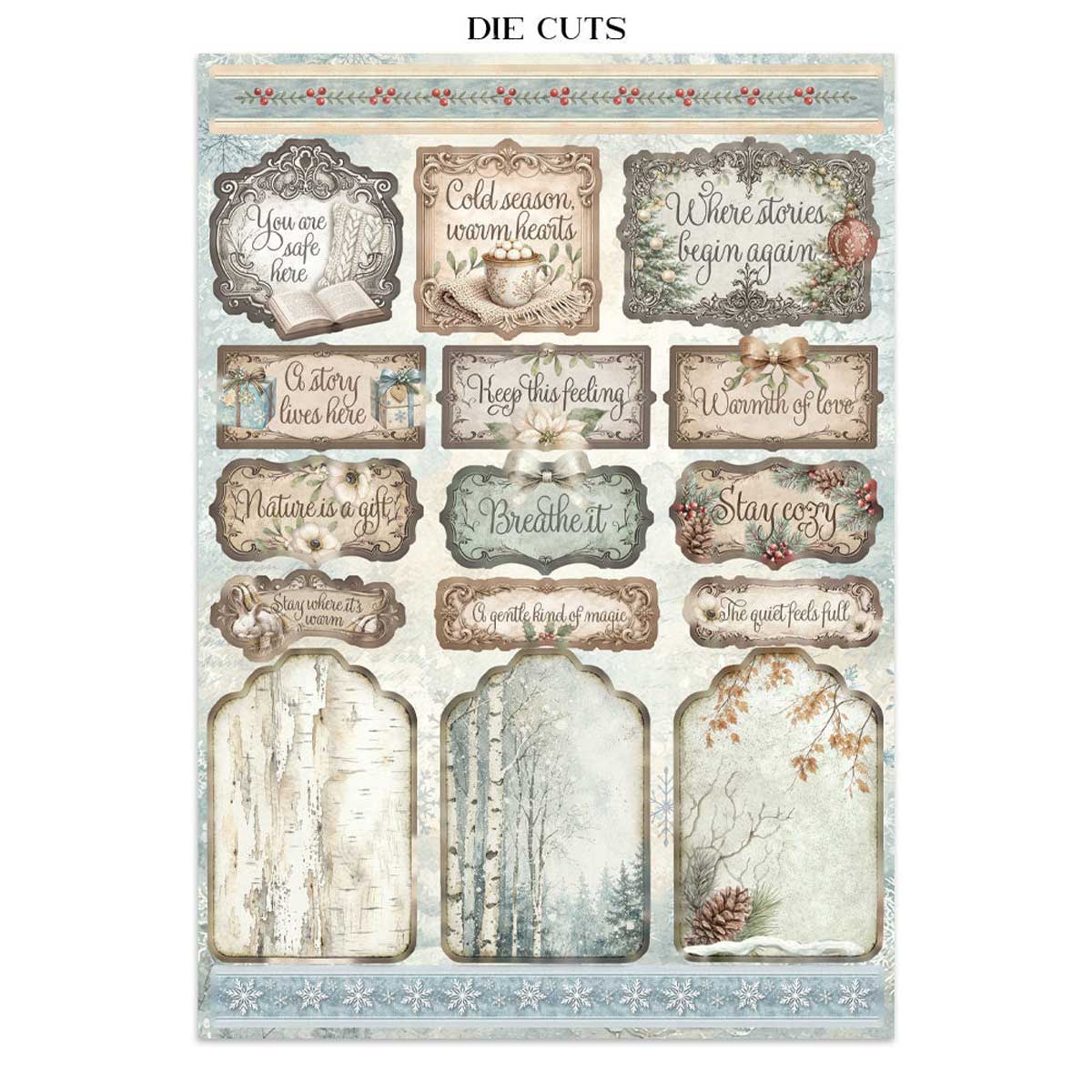 Stamperia White Christmas Collection - Junk Journal [SBJK28] - Image 7