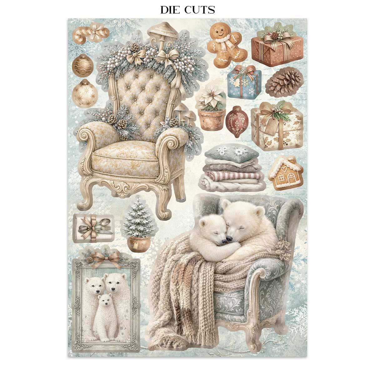 Stamperia White Christmas Collection - Junk Journal [SBJK28] - Image 8