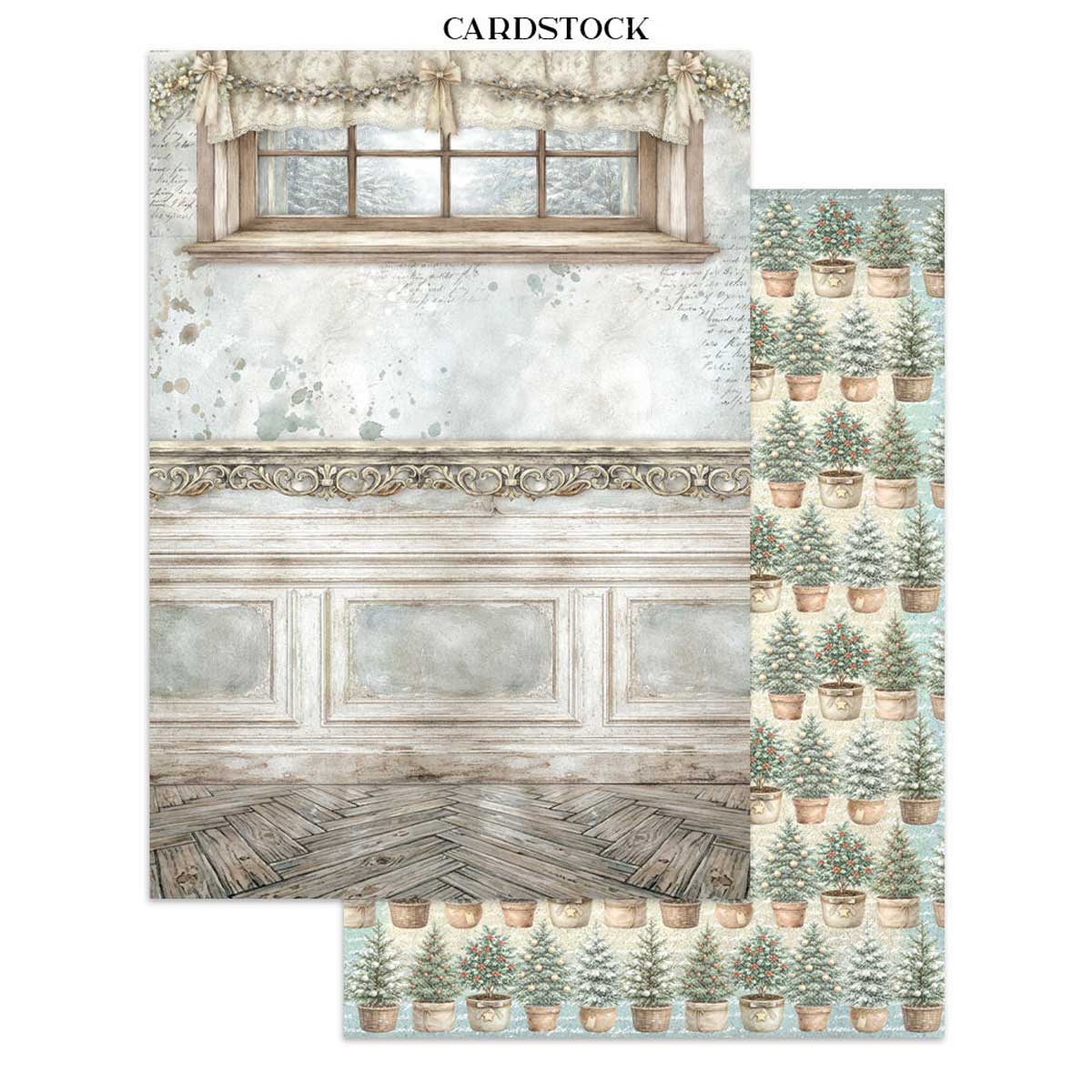 Stamperia White Christmas Collection - Junk Journal [SBJK28] - Image 9