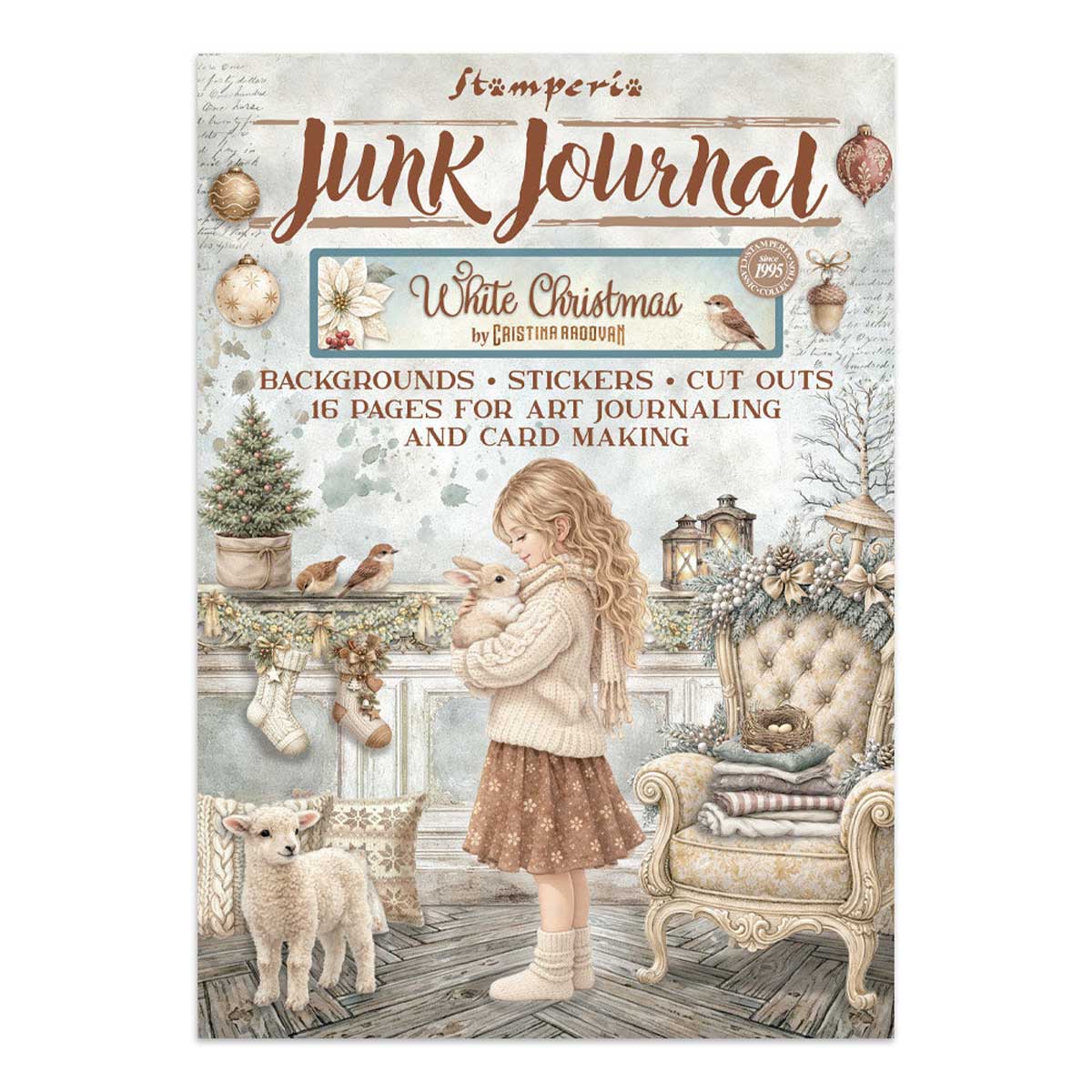 Stamperia White Christmas Collection - Junk Journal [SBJK28]