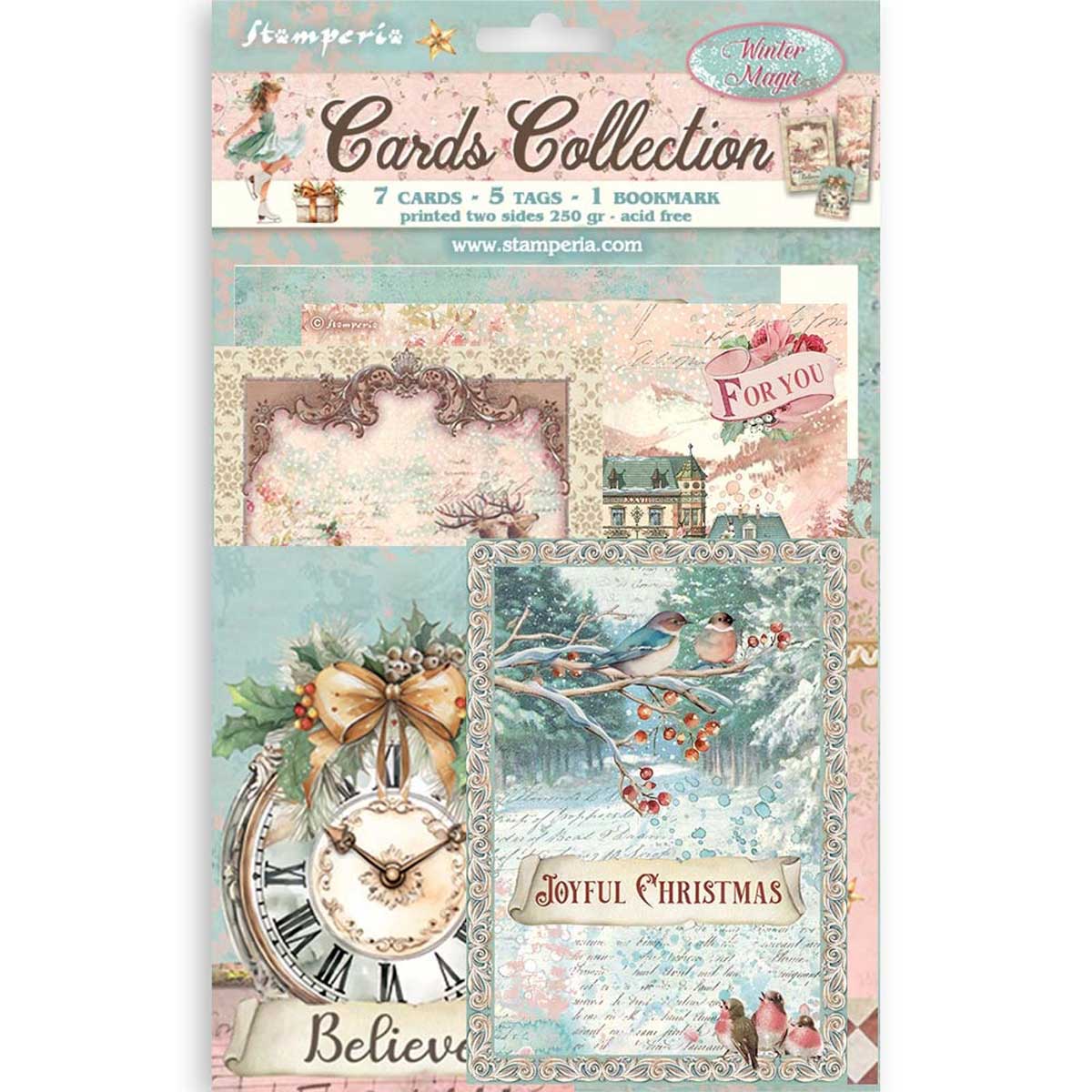Stamperia Winter Magic Collection - Cards Collection [SBCARD46]