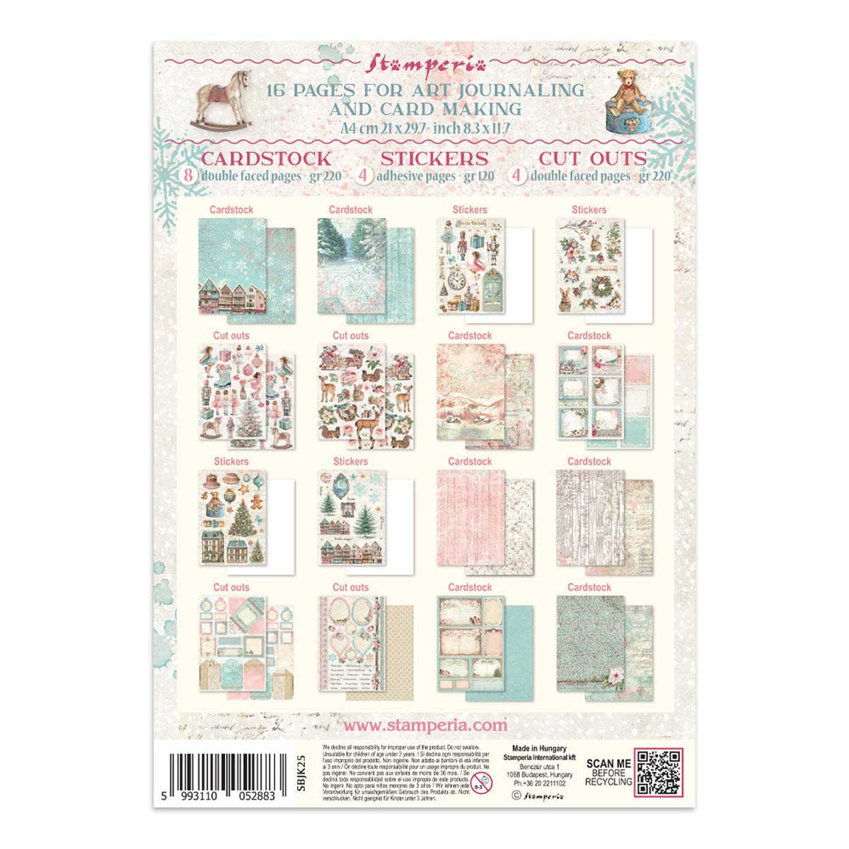 Stamperia Winter Magic Collection - Junk Journal [SBJK25] - Image 2