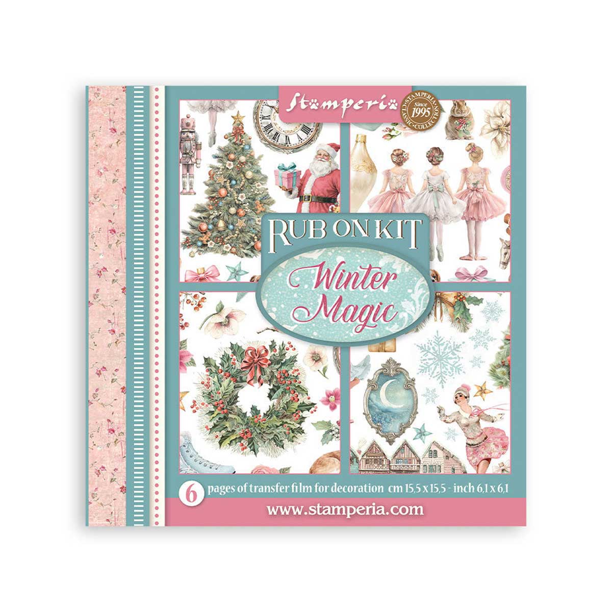 Stamperia Winter Magic Collection - Rub On Kit [DFLRBX18]