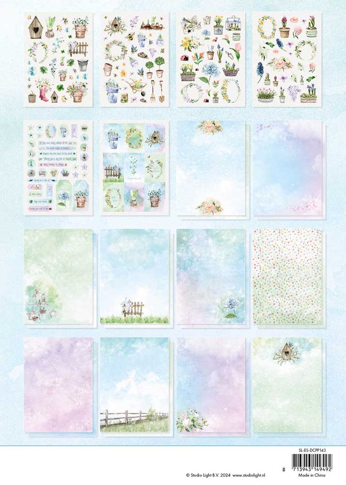 Studio Light A4 Designer Cut Paper Pad [SL-ES-DCPP143] - Image 2