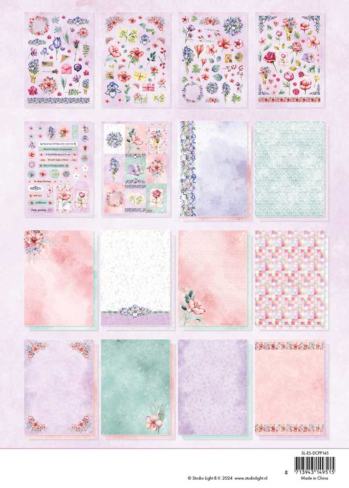 Studio Light A4 Designer Cut Paper Pad [SL-ES-DCPP145] - Image 2