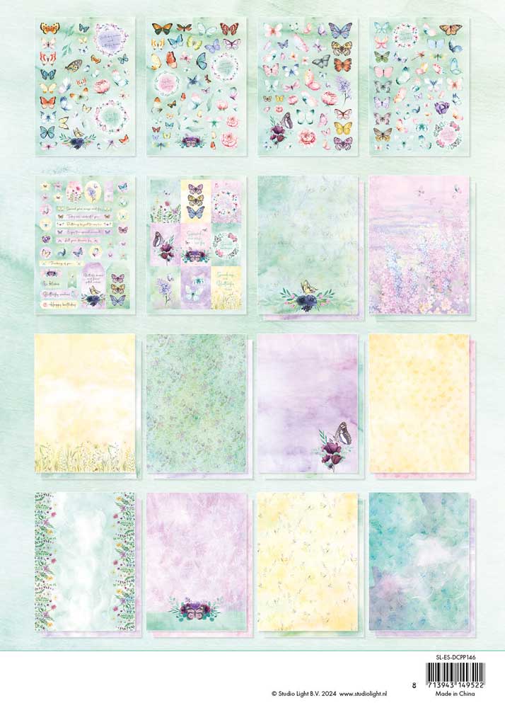 Studio Light A4 Designer Cut Paper Pad [SL-ES-DCPP146] - Image 2