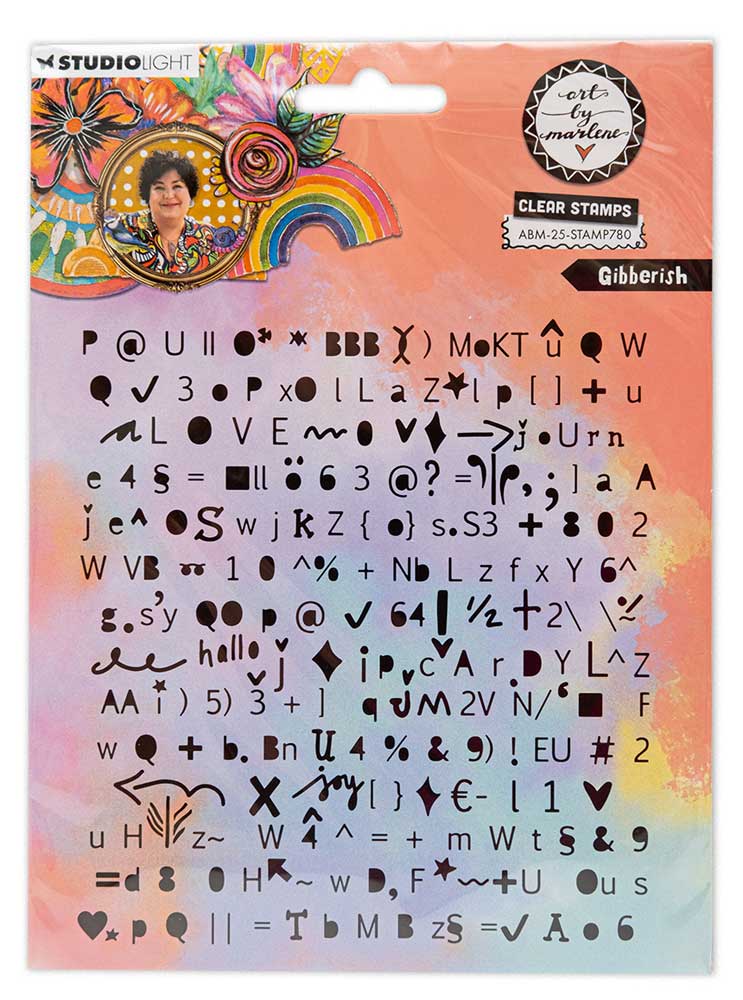 Studio Light Art By Marlene - Clear Stamp - Gibberish [ABM-25-STAMP780]