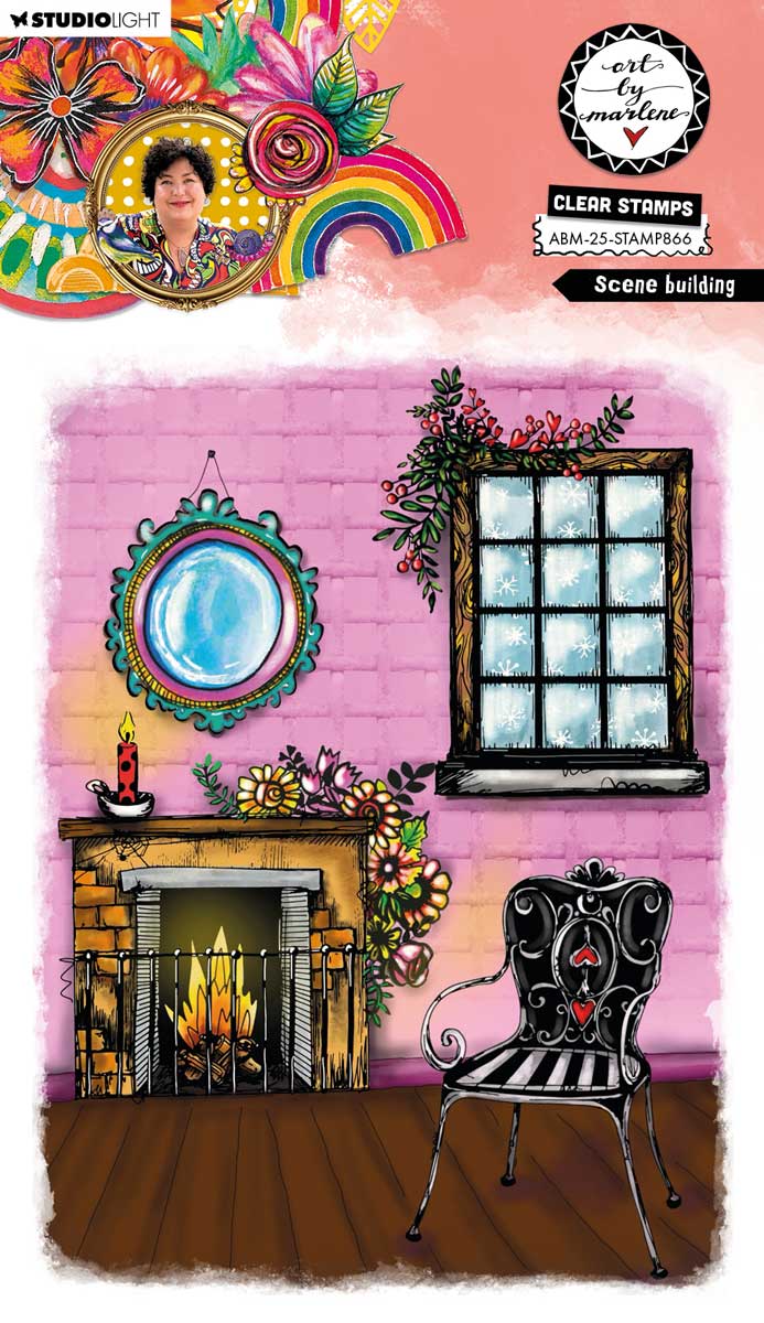 Studio Light Art By Marlene - Clear Stamp Set - Scene Building [ABM-25-STAMP866]