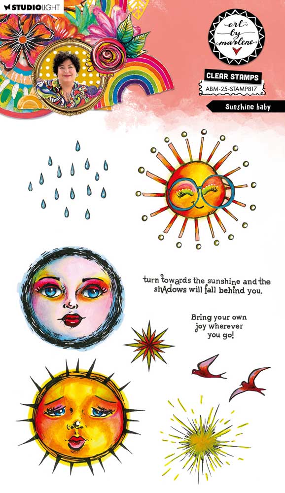 Studio Light Art By Marlene - Clear Stamp Set - Sunshine Baby [ABM-25-STAMP817]