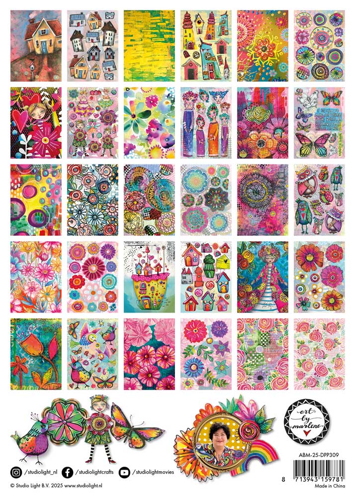 Studio Light Art By Marlene - Collage Paper - Color Addict [ABM-25-DPP309] - Image 2