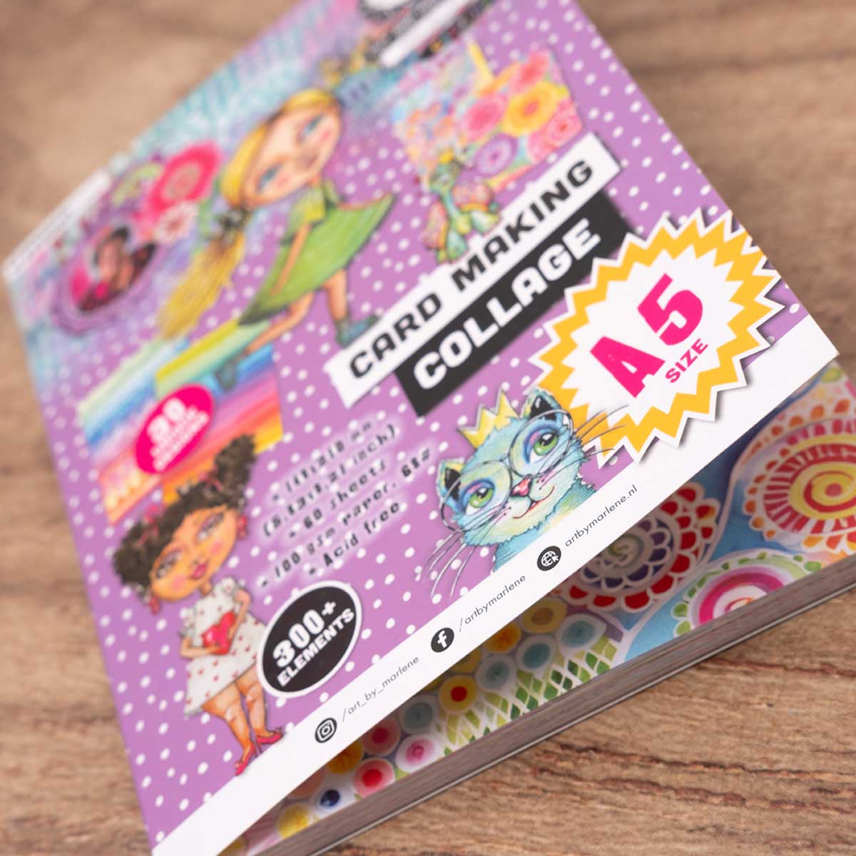 Studio Light Art By Marlene - Cut & Paste Block - Card Making Collage - Color Happy [ABM-26-CPP452] - Image 4