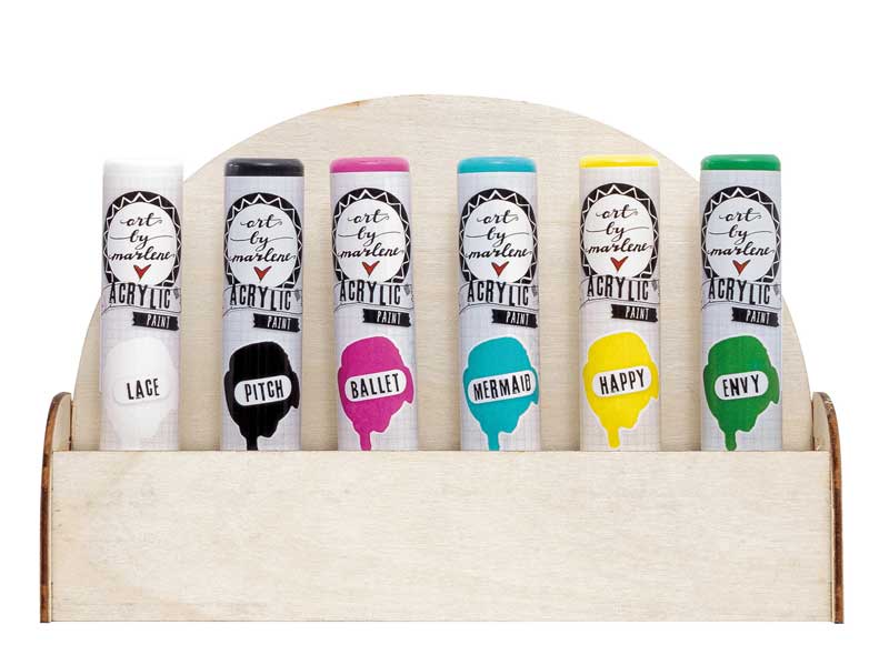 Studio Light Art By Marlene Essentials Paint Storage Rack - 6 Tubes [ABM-ES-TOOLS501] - Image 2