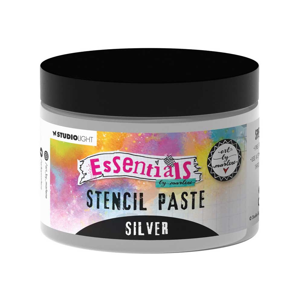 Studio Light Art By Marlene Essentials - Stencil Paste - Silver [ABM-ES-PASTE04]