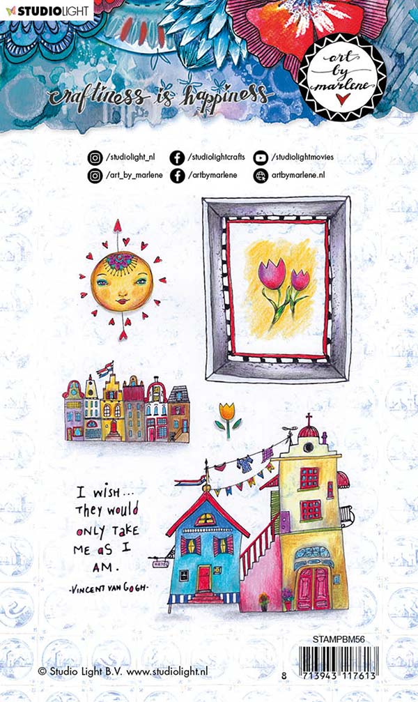 Studio Light Art By Marlene Go Dutch Collection Clear Stamp Set -  [STAMPBM56] - Image 2
