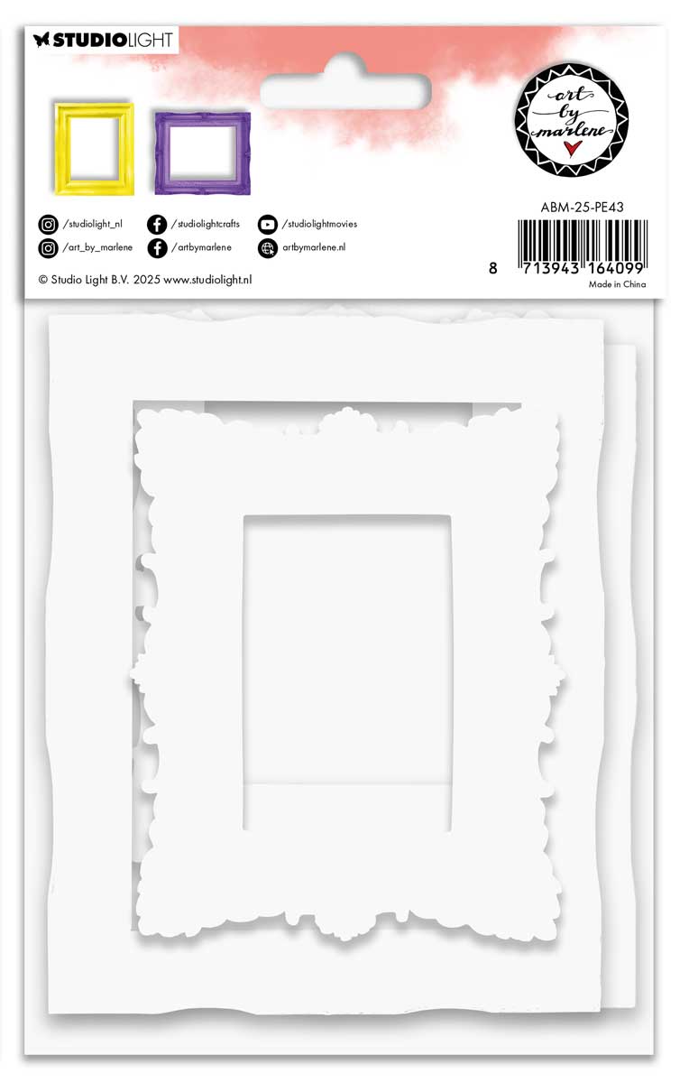 Studio Light Art By Marlene - Luxury Paper Elements - Photo Frames [ABM-25-PE43] - Image 2