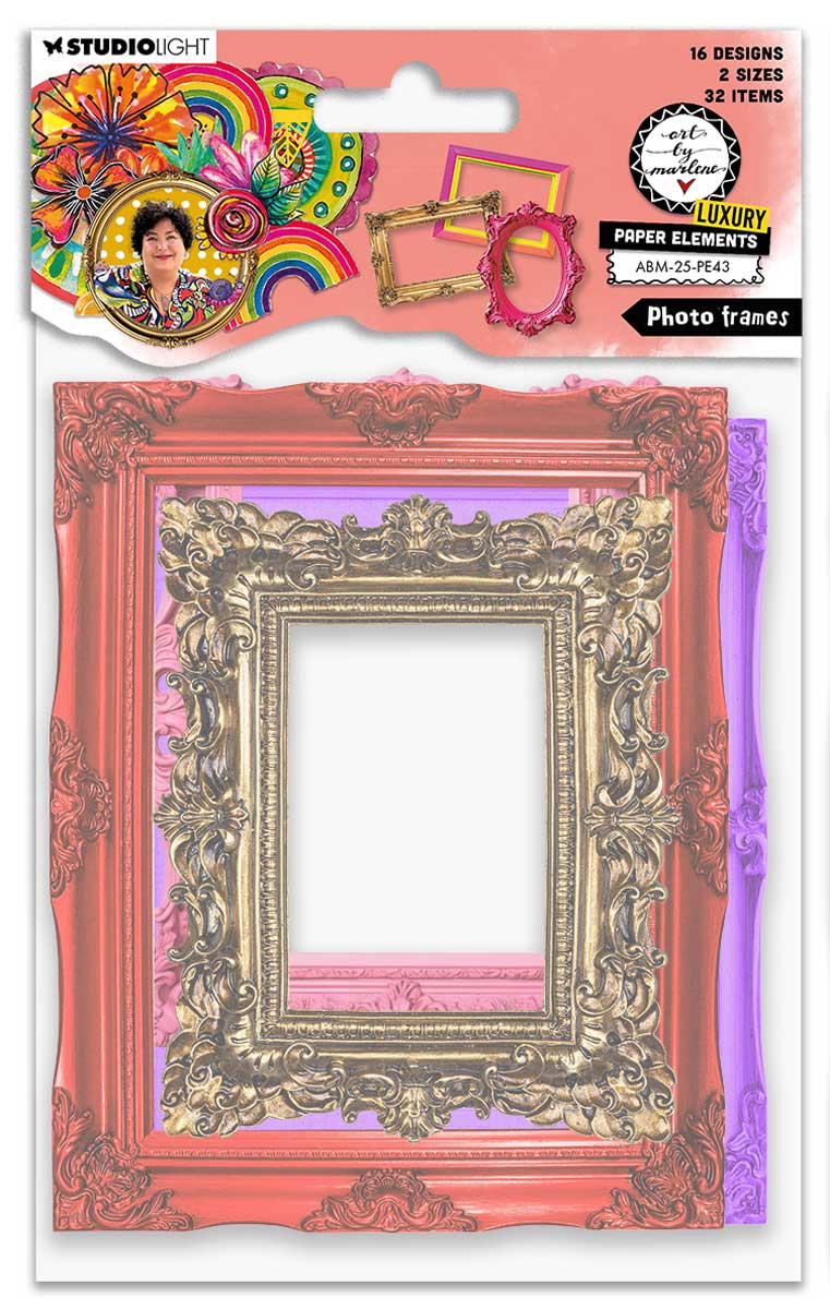 Studio Light Art By Marlene - Luxury Paper Elements - Photo Frames [ABM-25-PE43]