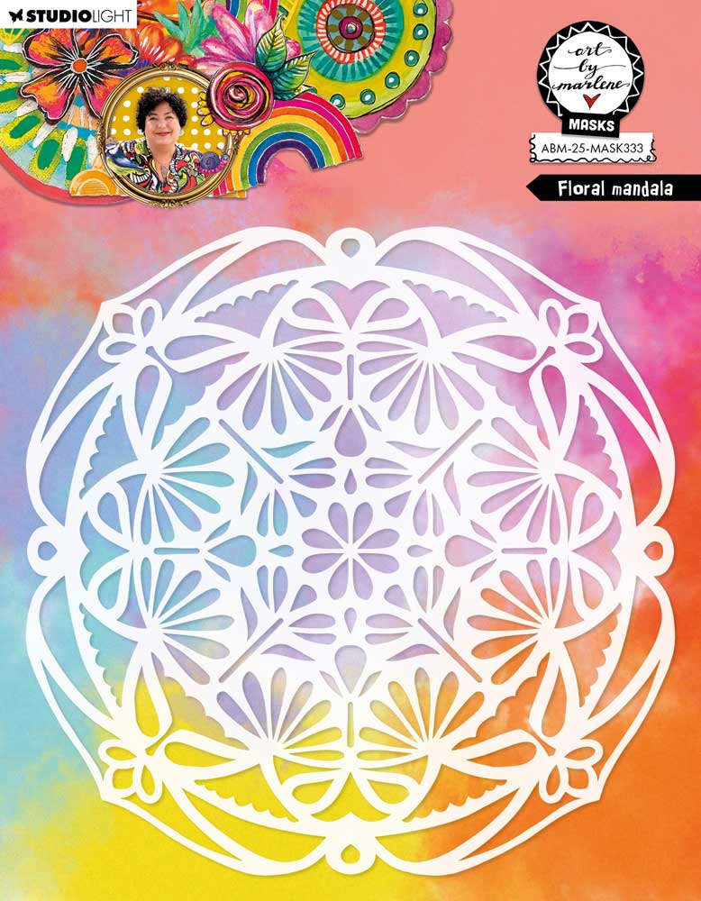 Studio Light Art By Marlene - Mask - Floral Mandala [ABM-25-MASK333]