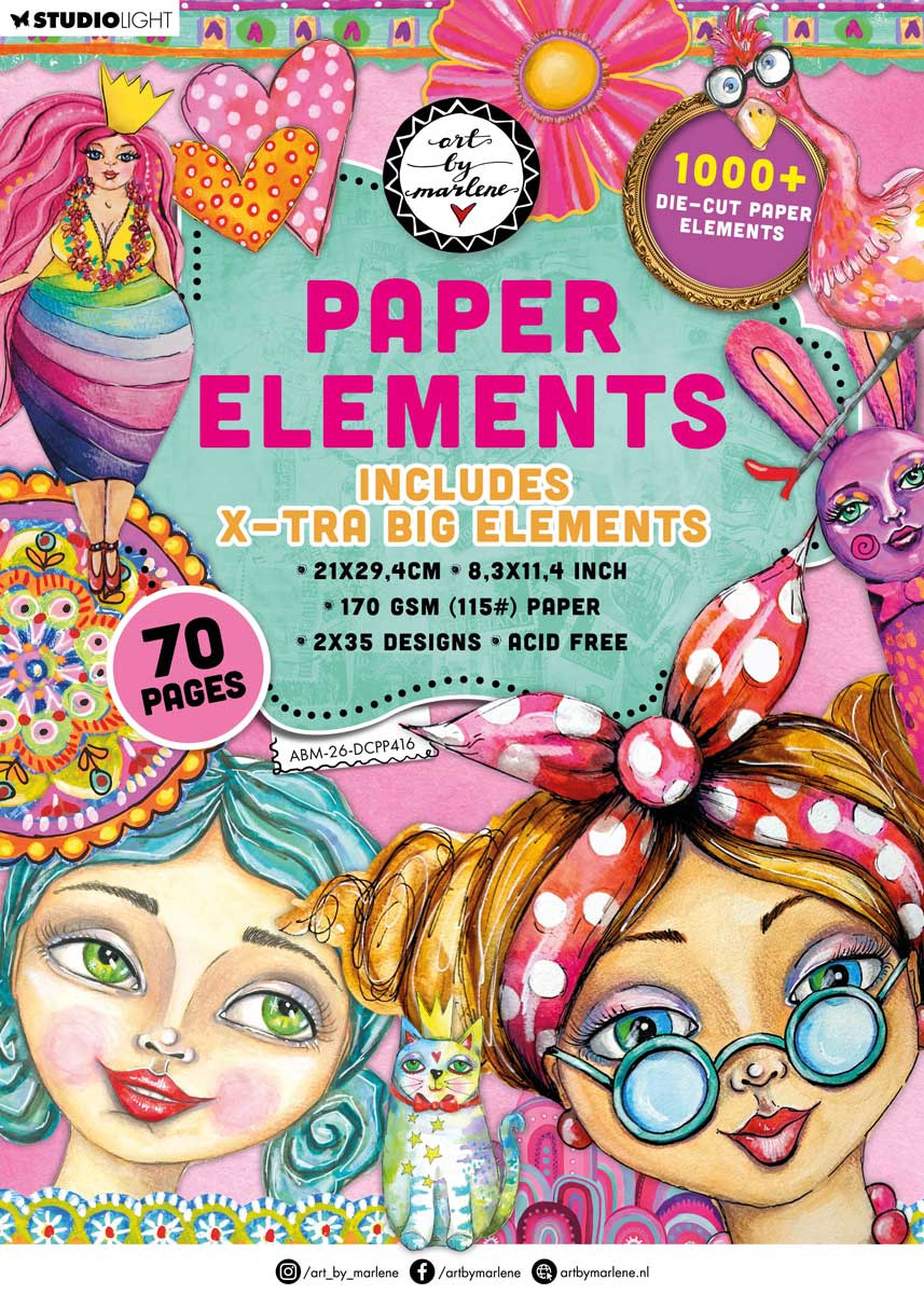 Studio Light Art By Marlene - Paper Elements [ABM-26-DCPP416]