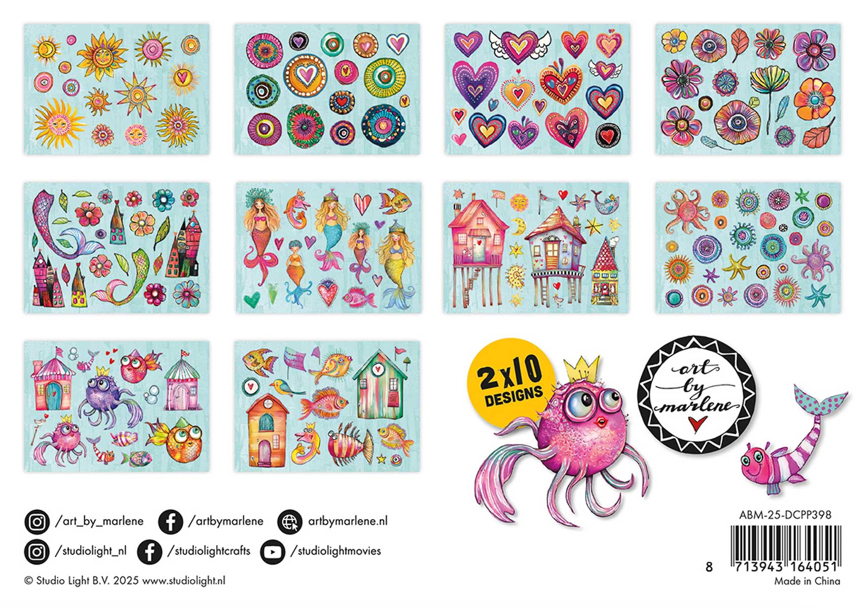 Studio Light Art By Marlene - Paper Elements - Sunny Days [ABM-25-DCPP398] - Image 2