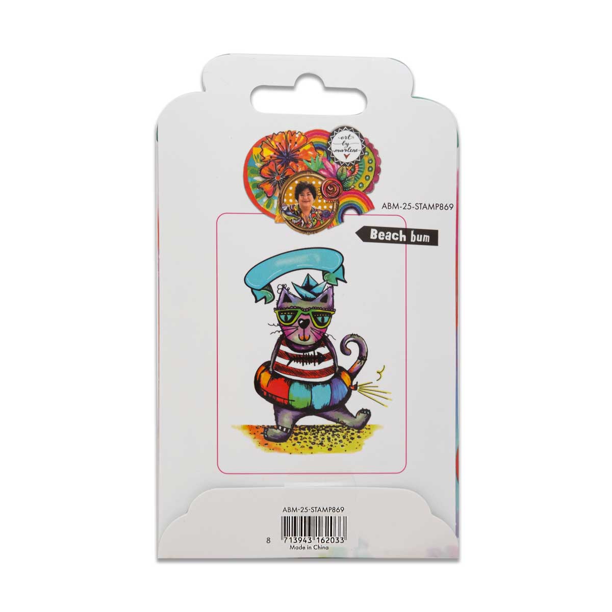 Studio Light Art By Marlene - Rubber Stamp Set - Beach Bum [ABM-25-STAMP869] - Image 2